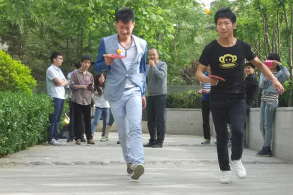 集體活動賽-乒乓球分組接力對抗賽